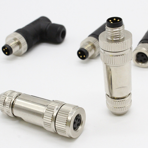 Connecteur blindé métallique M12 étanche IP67, 2-12 broches, mâle/femelle, pour capteur de puissance, prise et prise de courant pour l'automatisation industrielle - Product Image 1