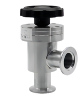 Válvulas de Compuerta Angulares de Alta Temperatura con Solenoide de Vacío Ultra Alto ISO CF KF Flapper, Fabricante Profesional