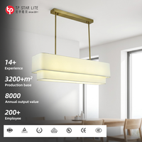 Suspension rectangulaire en maille dorée pour hôtel, avec abat-jour personnalisé en métal et tissu, pour lustres et éclairages suspendus