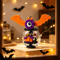 Ensemble de blocs de construction DIY Halloween : Kit de modélisation de pendentifs, jouet de collection pour la décoration intérieure, pour adultes et enfants