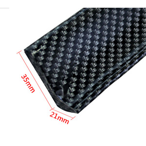 Alerón trasero de fibra de carbono para coche, tira de 1.5m, negro y rojo, con cinta adhesiva 3M para parachoques trasero, tipo cola de pato, ajuste universal. - Product Image 4