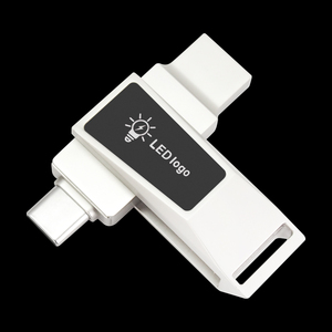 Memoria USB Personalizada 3.0 2 en 1 con LED <span class=keywords><strong>Luminus</strong></span>, Memoria USB Tipo-C al por Mayor con Logotipo LED <span class=keywords><strong>Luminus</strong></span> - Product Image 5