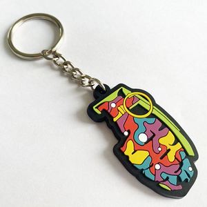High Quality Custom Design Personalized 3D Soft PVC Keychain with Logo and Rubber Key Chain - Product Image 4