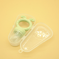 Shenzhen Jouet de dentition pour bébé Nourriture pour bébé Fruits frais Sucette Mangeoire Offre Spéciale Nouveau design de qualité alimentaire Silicone lapin sans BPA