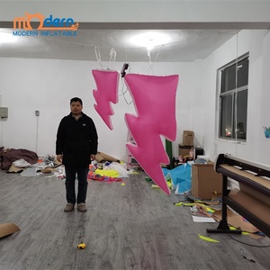 Inflatable Sét bóng câu lạc bộ đêm trần trang trí đạo cụ treo hiệu ứng ánh sáng - Product Image 4