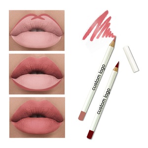 Delineador de labios mate Etiqueta privada Delineador de labios y lápiz labial Marrón Bude White Body Vegan Lipliner Impermeable - Product Image 3
