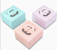 Boîtes à gâteaux d'anniversaire prêtes à l'emploi 2026, disponibles en tailles de 4, 8 et 10 pouces, portables, idéales pour la maison, pour petits pâtisseries et emballage de crème