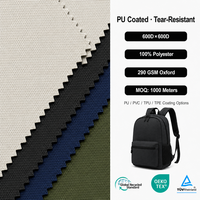 Revêtement Ripstop 600D 100% polyester pour produits d'extérieur et bagages, tente, auvent, sac à dos, PU, PVC, TPU