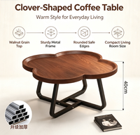 Table basse vintage, table d'appoint, table de salon, petite table, table de chevet pour chambre à coucher, table d'appoint avec rangement