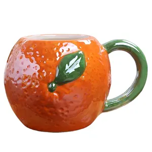 Керамические кофейные кружки в форме апельсина, чашка для доломитного чая 3D под заказ, любые формы, размеры и цвета