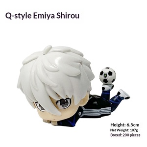 Figuras de PVC Chibi del Anime Blue Lock, Isagi Yoichi y <span class=keywords><strong>Nagi</strong></span> <span class=keywords><strong>Seishiro</strong></span> en Poses Sentadas, Modelo de Juguete Coleccionable - Product Image 6