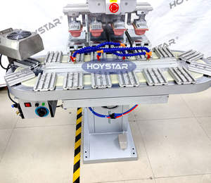 lighters <b>4</b> <b>color</b> rotary pad printing machine with servo eraser tampografa printing machine pencil sharpener pad printer for sale - Product Image 5