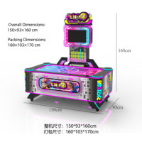Table de hockey sur air d'arcade à monnayeur pour enfants, jeu de rédemption multi-balles pour 2 joueurs