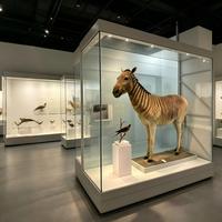 Mikroklimatisierte Museumsvitrinen und Freistehende Antireflexions-Glasvitrinen für Naturhistorische Museen