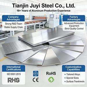 Lámina <span class=keywords><strong>de</strong></span> Aluminio Cepillado Liso H112 3003/5052/5083/5056/6061/6082/7021/7075 EN 485, Placa <span class=keywords><strong>de</strong></span> Aluminio Antioxidante para Barcos/Muros Cortina - Product Image 4