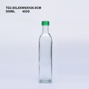 Bottiglie di vetro personalizzate con coperchio <span class=keywords><strong>per</strong></span> <span class=keywords><strong>olio</strong></span> <span class=keywords><strong>d</strong></span>'<span class=keywords><strong>oliva</strong></span> - Product Image 1