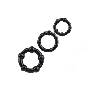 Gratis Aangepaste Doos-3 Stks/set Siliconen Transparante Penisring Mannelijke Ejaculatie Vertraging Haar Cirkel Langdurige Erectie Ringen - Product Image 5