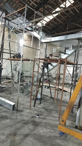 जस्ती धातु तह तार जाल रोल पिंजरे ट्रॉली चार पहिया भंडारण कार्यशाला गोदाम कंटेनर अनुकूलन योग्य ओएम समर्थन - Product Image 5