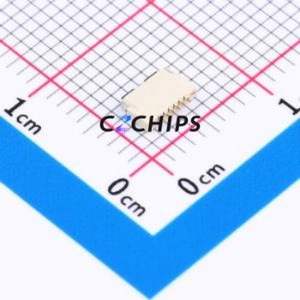 FPC-0.5FX-6PWBH10 FFC/FPC Connector SMD,P=0.5mm,Horizontal Mount Connector Flip Cover Type Bottom Contact 6P 0.5mm - Product Image 2