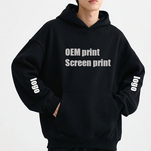 بلوفر سادة رجالي وهوديات الأكثر رواجًا في فئة الهوديات الرجالية والكنزات ذات الأكمام الواسعة، هوديات مخصصة عالية الجودة - Product Image 2