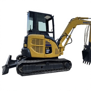 Miniexcavadora Usada Komatsu PC50MR de 5 Toneladas, Excavadora de Orugas con Motor Cummins, Modelo 2020, Excavadora Hidráulica Compacta para Construcción - Product Image 1
