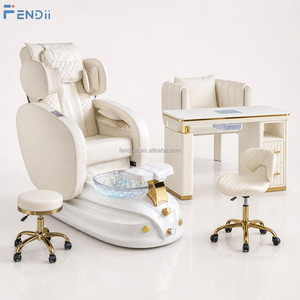 Fauteuil de pédicure de luxe en gros avec fonction spa à brume, massage du dos Shiatsu et bain à remous sans tuyauterie - Product Image 1
