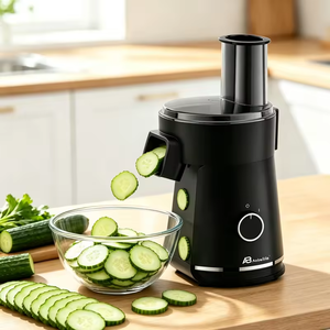 Anbolife Cortador de Verduras 7 en 1, Rebanador de Ensaladas con Descarga Directa, Cuchilla Recubierta de Titanio, <span class=keywords><strong>Picadora</strong></span> de Boca Ancha - Product Image 5