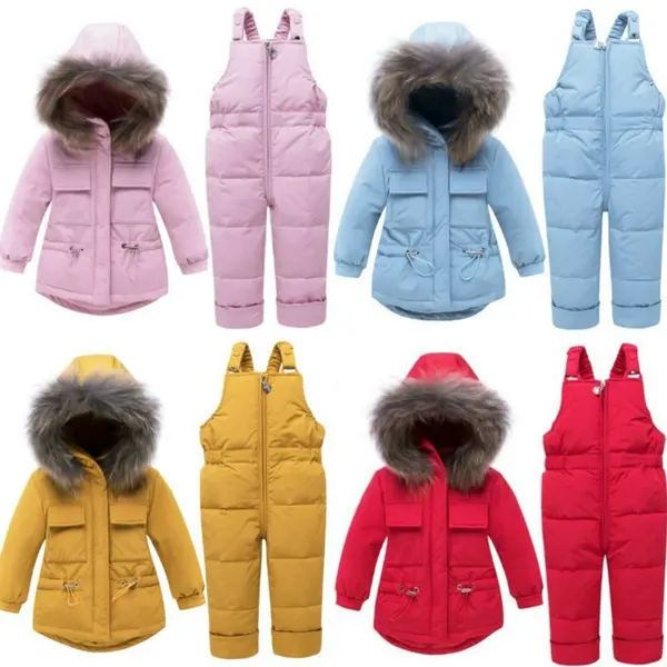 Girl Down Coat Kids Down Jackets Hooded Baby Winter Jacket Girls Winter Coat