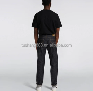 Jeans coupés et cousus en denim de Chine <span class=keywords><strong>coupe</strong></span> droite <span class=keywords><strong>originale</strong></span> de <span class=keywords><strong>coupe</strong></span> régulière pour hommes personnalisés - Product Image 3