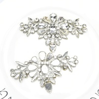 Patchs d'appliques de fleurs en cristal Rhinestone pour robe de mariée, ceinture, chaussures, sacs, vêtements