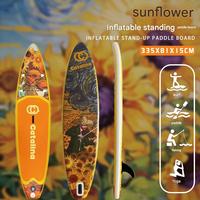 Planche à pagaie gonflable (SUP) Supboard New 2026 11ft 335cm en PVC avec pompe et kit de réparation pour lacs et rivières