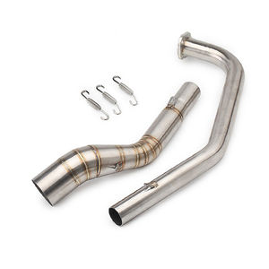 Parte del sistema di scarico del silenziatore di scarico del motociclo in acciaio inossidabile per <span class=keywords><strong>YAMAHA</strong></span> R15 V3 <span class=keywords><strong>R125</strong></span> MT125 - Product Image 1