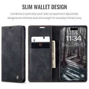 Funda de teléfono Retro <span class=keywords><strong>CaseMe</strong></span> para <span class=keywords><strong>iPhone</strong></span> 17 16 15 14 13Pro Max, funda con tapa magnética, accesorios para teléfono móvil para <span class=keywords><strong>iPhone</strong></span> 17 Pro Max - Product Image 3