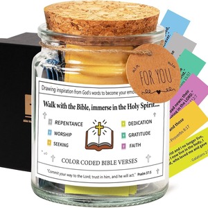 Christian Read Me Bible Verses Jar Multilenguaje Bible Verse Jar Accesorios DE LA Biblia Oración Jar Hope Stuff Regalos cristianos - Product Image 5