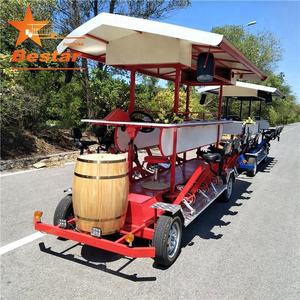 Vélo de ville Bestar à 3 vitesses avec cadre en acier, freins à disque hydrauliques, fourche à suspension et roues robustes – Idéal pour les sorties festives et les soirées brassicoles - Product Image 5