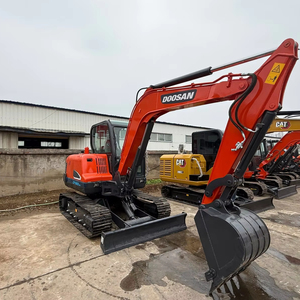 Used Doosan DX60 <b>Small</b> Excavator Suitable For Urban Construction And Farm Work - Product Image 1
