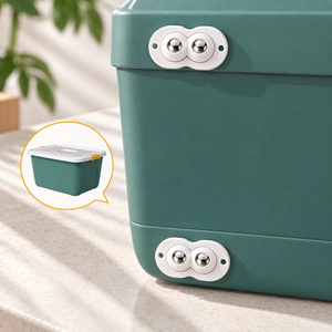Mini rueda giratoria, rueda universal adhesiva de 360 grados, rueda autoadhesiva para caja de almacenamiento inferior, cubo de basura para muebles - Product Image 2