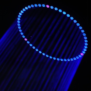Sistema de Iluminación Cinética RGBW de 54 Piezas * 15W <span class=keywords><strong>para</strong></span> Fiestas de DJ, Anillo de Luz de Escenario con Motor DMX - Product Image 3