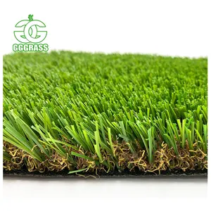 U Shaped Polyurethane Backing Artificial Turf Grass For Canada Grass Carpet Artificial Outdoor For Decor