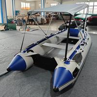 3.3m 3.6m 3.8m bateau gonflable plancher en aluminium bateau gonflable prenant 4 personnes conduisant dans le lac, la rivière et la mer au large