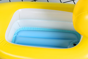 Vịt hình dạng trẻ em làm sạch tắm Bồn tắm trẻ mới biết đi phòng tắm bé Bồn tắm trẻ sơ sinh tắm hồ bơi bơm hơi - Product Image 5