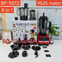 Bardefu 5042 Mixeur multifonctionnel 8-en-1 de 3L avec 8 lames, style moderne, pour la maison, mixeur, presse-agrumes, machine à smoothies glacés