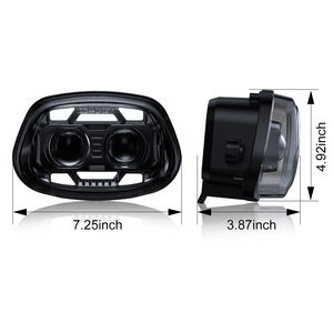 ไฟหน้ารถสกู๊ตเตอร์มอเตอร์ไซค์ ได้รับการรับรอง Emark สำหรับ <span class=keywords><strong>Vespa</strong></span> Sprint 150 GL Super GTR ปี 2017-2025 - Product Image 4