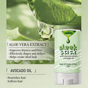 Bâton de cire capillaire 15g, livraison rapide, extrait naturel d'aloe vera, anti-frisottis, lissant et texturant, pour <span class=keywords><strong>coiffure</strong></span> - Product Image 3