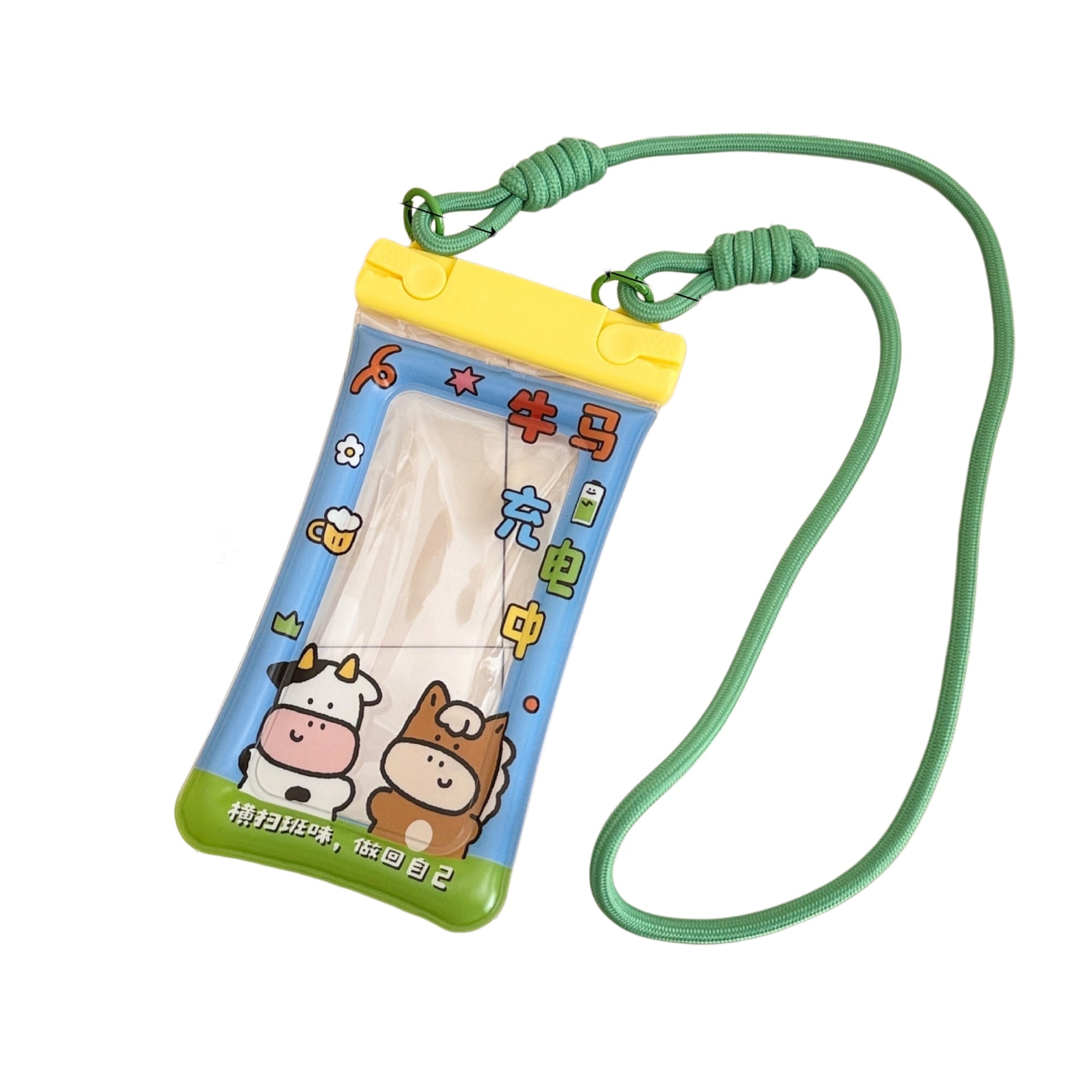 5 cattle horses charging-waterproof bag