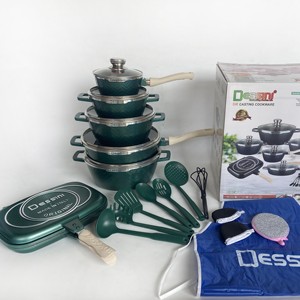 Hàng Hóa Trong Kho Dessini Không Dính Bếp <span class=keywords><strong>Cookware</strong></span> Set Granite <span class=keywords><strong>Cookware</strong></span> Set, Không Dính Nấu Ăn Pan Và Pot Set, Đá <span class=keywords><strong>Cookware</strong></span> - Product Image 5