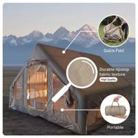 Tente de camping gonflable professionnelle 4 saisons sur mesure OEM en gros |   Grande maison de glamping imperméable |   Fournisseur d'usine en 5 minutes