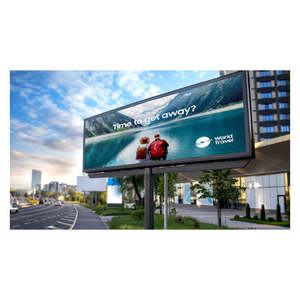 Pantalla LED P10 para exteriores, fija, a todo color, de alto brillo, impermeable, con panel de instalación y gabinete para publicidad, 960x960 mm - Product Image 2