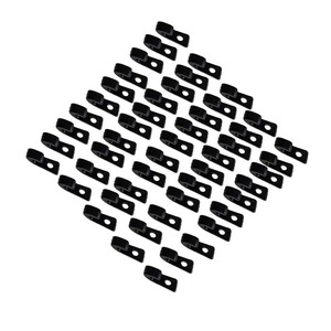 Eye Slip <b>Hook</b> Plastic Black 50 Pcs J Type For Outdoor Kayak Tent Gear - Product Image 5