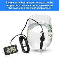 Intérieur Lcd Température Humidité Mètre Mini Thermomètre Numérique Hygromètre Fahrenheit (F) pour Maison Serre Bocaux